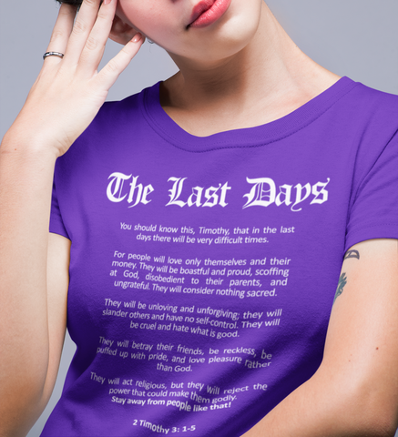 2 Timothy 3:1-5 (T-Shirts, Hoodies & Sweatshirts)