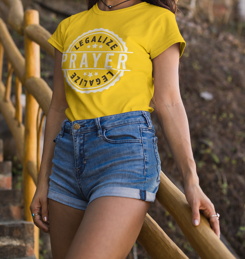 Legalize Prayer T-Shirt (Fitted)